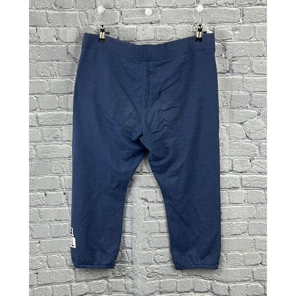 Victoria's Secret  crop sweatpants Joggers Blue Size L - Picture 2 of 6